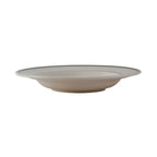 Thumbnail image #1 for Tuxton China Green Bay TGB-125 Ceramic Pasta Bowl, 26 oz., 12-3/4" Diameter, Round, Wide Rim 1 Dozen