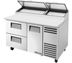 Thumbnail image #6 for True 60-Inch Pizza Prep Table with 1 Door, 2 Drawers and Alternate Top