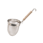 Thumbnail image #1 for Korin Inc TK-403-01 Udon Noodle Strainer, Stainless Steel, Wood Handle, 5-1/2" Diameter x 14" Long