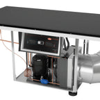 Thumbnail image #1 for Hatco HCSBFP-36-I Hot/Cold Shelf, built-in flush top, 36"W x 19-1/2"D, electronic temperature control, condensing unit, aluminum hardcoat, top mount