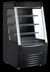 Thumbnail image #5 for Omcan 28-Inch Black Open Refrigerated Display Case, 9.18 Cu. Ft., 3-Shelf Vertical Merchandiser