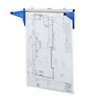 Thumbnail image #2 for Alpine Industries ADI616-BLU Blueprint Drop/Lift Wall Rack, Blue