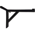 Thumbnail image #1 for Oak Street CANTILEVER - PREMIUM Wall-Mount Cantilever Table Base, 27-1/2-Inch, 11-Gauge Steel, Black Powder-Coat