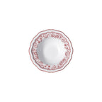 Thumbnail image #1 for Steelite International Folio, Porcelain 62530FP816 Rim Fruit Dish, 5.5-Inch Round Porcelain, Adelina Hannah Maroon Case of 2 Dozen