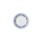 Thumbnail image #1 for Steelite International Folio, Porcelain 62565FP823 Round Porcelain Saucer, 5", Adelina Willow Rim Blue Case of 2 Dozen