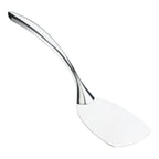 Thumbnail image #1 for Browne USA Foodservice Eclipse 573171 14-Inch Stainless Steel Turner with Curved Stay-Cool Hollow Handle, Mirror Finish