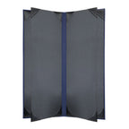 Thumbnail image #2 for Risch LINEN-6V 4.25X11 Vinyl Hardback 6-View Menu Cover, 4-1/4 x 11 in, Booklet Case of 25