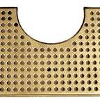 Thumbnail image #1 for Micro Matic USA DP-MET-T-PVD-24-Z Surface-Mount Drip Tray Trough for Metropolis T Draft Towers, 24 x 8.5 in, PVD Brass/Stainless Steel