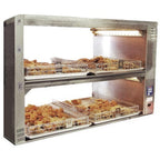 Thumbnail image #1 for Prince Castle DHB2PT-44D Countertop Pass-Through Holding Bin, 2-Shelf, 4-Basket/4-Sheet Pan Capacity, Digital Controls