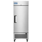 Thumbnail image #1 for USR Brands Evercool E-1RE One-Section Reach-In Refrigerator, 27 in W, 17.2 cu. ft., Solid Hinged Door, Bottom-Mounted Self-Contained