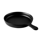 Thumbnail image #1 for CAC China MLFP-RD14-MK Round Skillet, 13-5/8"L x 9-1/2"W x 1-5/8"H, with Handle, Matte Black 1 Dozen