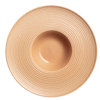 Thumbnail image #1 for Vertex China Elements E-G23-D Gourmet China Bowl, 8 oz, 11-7/8" Round, Gold Dust, Polished Foot, Subtle Embossing 1 Dozen