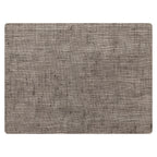 Thumbnail image #1 for Steelite International Modern Twist MTPLLN011216 Rectangular Silicone Placemat, 12 x 16 Inches, Linen Pattern, Chocolate 1 Dozen