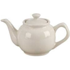 Thumbnail image #1 for Vertex China Vista VRE-TP China Teapot, 15 oz, with Lid and Handle, White Case of 2 Dozen