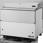 Thumbnail image #4 for True Mfg. - General Foodservice TMC-49-DS-SS-HC 49-Inch Mobile Dual-Sided Milk Cooler Cart, 12-Crate, Forced-Air Cooling
