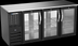Thumbnail image #3 for Beverage-Air Three-Section Shallow-Depth Pass-Thru Back Bar Refrigerator with Glass Doors, 72 Inch Wide