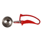 Thumbnail image #1 for Thunder Group SLDS224G Disher, #24, 1-1/3 oz, Round Bowl, Stainless Steel, Red Squeeze Handle Case of 36