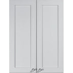 Thumbnail image #1 for Summit Commercial CABWH2430 Wall Cabinet, 24" W x 30" H x 12.75" D, French Doors, Soft-Close, White Finish, Shelving Included