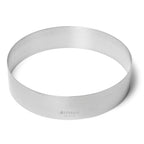 Thumbnail image #1 for JB Prince MA286 20 Seamless Stainless Steel Round Pastry Ring, 7.8" Diameter x 1.75" Deep