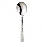 Thumbnail image #1 for 1880 Hospitality Chef's Table by Oneida® B327SBLF Bouillon Spoon, 6-1/4", 18/0 Stainless Steel, Hammered Finish Pack of 1 Dozen