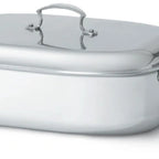 Thumbnail image #2 for Vollrath Miramar® 49431 7-Quart Stainless Steel Induction-Ready French Oven with Cover