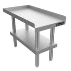 Thumbnail image #1 for Venancio USA EST18 Stainless Steel Equipment Stand with Tray and Undershelf, 18"W, 6" Adjustable Legs