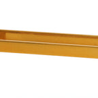 Thumbnail image #1 for Cal-Mil Brooklyn 23605-3-130 Rectangular Metal Buffet Riser, 20"W x 6"D x 3"H, Antique Brass