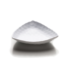 Thumbnail image #1 for G.E.T. Zen - EGS JW7012-W Triangular Melamine Platter, 32 oz, 12 x 2-1/2 in H, White Case of 6