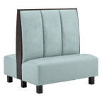 Thumbnail image #1 for ATSMFG ATS AT&S-AD-K48-3CH GR5/COM Double Upholstered Booth, 48"L x 48"H, 3-Channel Back