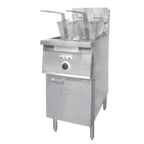 Thumbnail image #1 for Keating of Chicago Instant Recovery 10X11BBE Electric Floor Fryer, 10 x 11 in Fry Pot, 30 lb Fat Capacity, Stainless Steel