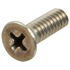 Thumbnail image #1 for AllPoints Foodservice Parts & Supplies 2271092 Flat Head Shelf Screw, 3/8 in Height, 6-32 Thread, Zinc