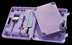 Thumbnail image #3 for Saf-T-Zone Purple Allergen Prep System with Case, Cutting Board, Knife, Tongs, and Turner