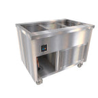 Thumbnail image #1 for Duke Manufacturing Thurmaduke Value (AeroServ Replacement) TCM-46SS-N7-VALUE Mobile Refrigerated Cold Food Unit, Stainless Steel, 46"W