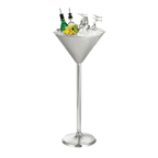 Thumbnail image #2 for TableCraft Products Remington RS1432 Martini Glass Beverage Stand, 4.5 qt, 14.5 x 32.5 in, Stainless Steel