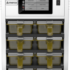 Thumbnail image #1 for Merco MercoEco™ MHG42SSL2T Countertop Electric Heated Holding Cabinet, 4 Shelves, 2 Third-Size 4-Inch Trays per Shelf, Stainless Steel, Digital