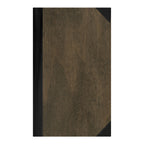 Thumbnail image #1 for Risch WOOD-4V 8.5X14 Wood Front Panel Menu Cover, Booklet, 4-View, Bonded Leather, 8-1/2 x 14 in Case of 25