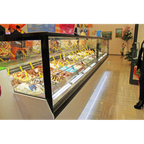 Thumbnail image #1 for Oscartek Diamond DIAMOND 2 G2106DT Dual-Temperature Gelato/Ice Cream Display Case, Self-Contained, 83", Holds 24 5-Liter Pans