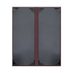 Thumbnail image #2 for Risch Iridescent IRI-2V 4.25X11 Padded Shimmer Faux-Leather Double-Fold Menu Cover, 2-View, 4-1/4 x 11 in Case of 25