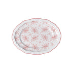 Thumbnail image #1 for Steelite International Folio, Porcelain 62542FP818 Porcelain Oval Platter, 9" x 6.75", Liliana Rose Case of 2 Dozen