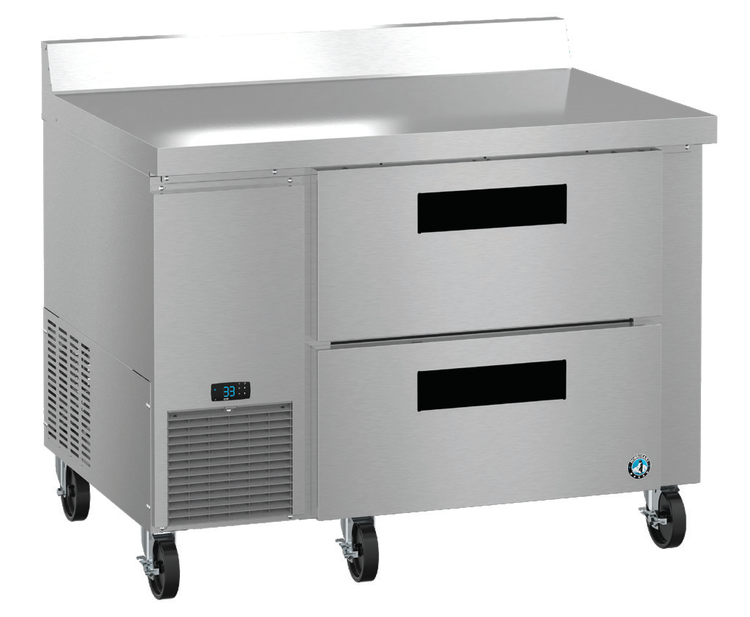 Product image #6 for Hoshizaki Steelheart One-Section 46-Inch Worktop Refrigerator with Two Drawers