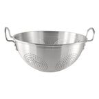 Thumbnail image #1 for CAC China ALCL-16CH Chinese Colander, 16 qt, 16-inch Round Aluminum, Loop Handles Case of 6