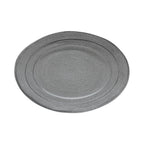 Thumbnail image #1 for G.E.T. Della Terra - EGS M1521OVST-GSD Melamine Serving Platter, 21 x 15 x 1-3/4 in, Irregular Oval, Gray Case of 3