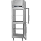 Thumbnail image #2 for Victory Refrigeration UltraSpec™ RSA-1D-S1-PT-HG-HC Pass-Thru Reach-In Refrigerator, 23.7 cu. ft., Glass Half Doors, 1 Section