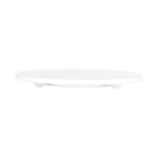 Thumbnail image #2 for G.E.T. Ona Pedestal - EGS M7PL-NW Round Flat Melamine Plate, White, 7" Diameter x 1/2"H Case of 2