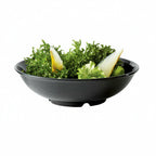 Thumbnail image #1 for G.E.T. Black Elegance B-48-BK Melamine Bowl, 1.9 qt, Black, 9-3/4 in Diameter 1 Dozen