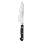 Thumbnail image #2 for Zwilling J.A. Henckels Pro 1002862 Santoku Knife, 5-1/2", Hollow Edge, Forged High-Carbon Stainless Steel, Polymer Handle