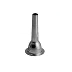 Thumbnail image #1 for Alfa International 012BT 3/4 Bell-Shaped Sausage Stuffing Tube, 3/4" Hole, Hub Size 12, 6-1/2" L, Polished Aluminum