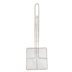 Thumbnail image #1 for Omcan 81268 Wire Mesh Skimmer, 6-3/4" x 6-3/4", square, 12-1/2″ nickel plated handle Case of 12