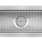 Thumbnail image #2 for Koolmore KM-FTG-1242 42-Inch x 12-Inch 304 Stainless Steel Commercial Floor Trough Drain with Subway-Style Grates