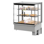 Thumbnail image #1 for Fri-Jado USA MCC 36-3 H SS FD PT Humidified Heated Food Merchandiser, 3-Shelf, Drop-In, Pass-Through, 35-7/16"W